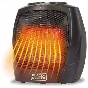 Carrefour Aquecedor elétrico portátil com alça 1500w, 110v, blackdecker bhdc201, preto oferta