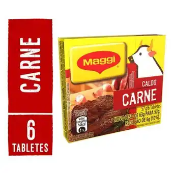 Rede Top Caldo de carne maggi tablete 57g oferta