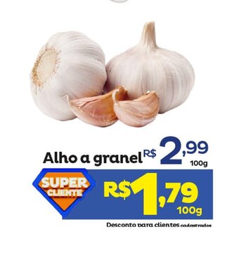 Super Lagoa Alho a granel 100g oferta