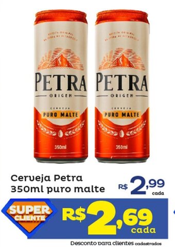Super Lagoa Cerveja Petra 350ml Puro Malte oferta