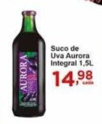 Rossi Supermercado Suco de Uva Aurora integral 1.5L oferta