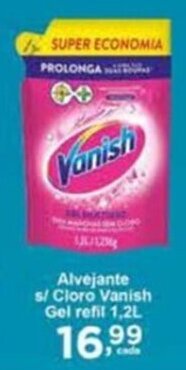 Rossi Supermercado Alvejante s/ Cloro Vanish Gel Refil 1.2L oferta