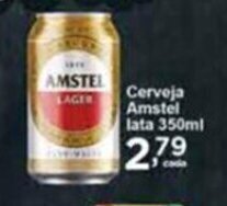 Rossi Supermercado Cerveja Amstel lata 350ml oferta