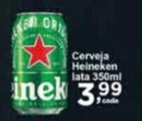Rossi Supermercado Cerveja Heineken lata 350ml oferta