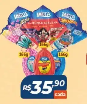 Atakarejo Ovo de Pascoa Lacta 166g oferta