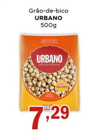 Supermercados Mundial Grão de Bico Urbano 500g oferta