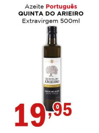 Supermercados Mundial Azeite Portugues Quinta do Arieiro 500ml oferta