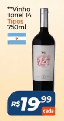 Atakarejo Vinho Tonel 14 750ml oferta