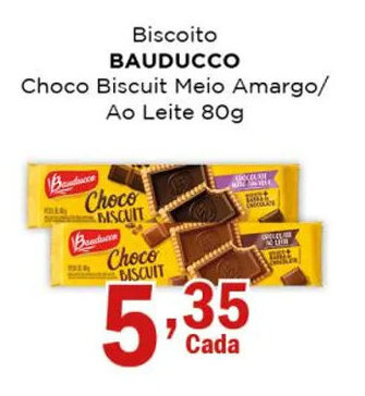 Supermercados Mundial Biscoito Bauducco 80g oferta