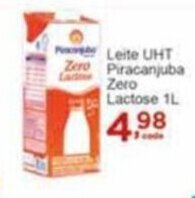 Leite UHT Piracanjuba Zero Lactose 1L