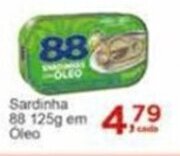 Rossi Supermercado Sardinha 88 125g em Óleo oferta