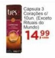 Rossi Supermercado Capsula 3 Coraçóes c/10un oferta