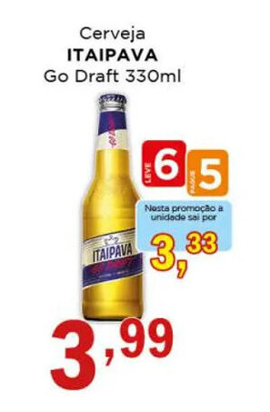 Cerveja Itaipava Go Draft 330ml