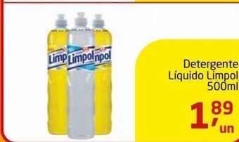 Tenda Atacado Detergente líquido limpol 500ml oferta