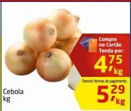 Tenda Atacado Cebola kg oferta