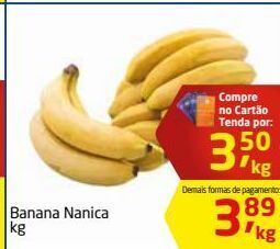 Banana nanica kg