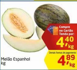 Tenda Atacado Melão espanhol kg oferta