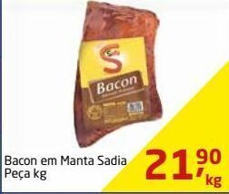Tenda Atacado Bacon manta sadia kg oferta