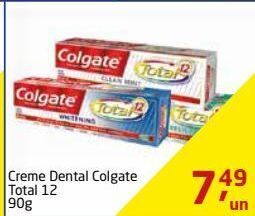 Tenda Atacado Creme dental colgate total 12 90g oferta