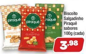 Costazul Supermercados Biscoito salgadinho piraquê 100g oferta