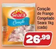 Costazul Supermercados Coração de frango congelado seara 1kg oferta