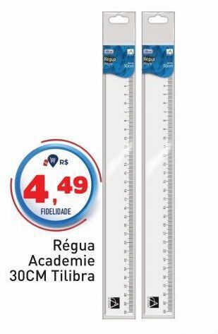 Régua academie 30cm tilibra