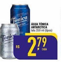 Mercantil Rodrigues Água tônica antarctica 350ml oferta