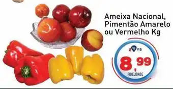 Tonin Superatacado Ameixa nacional, pimentão amarelo ou vermelho kg oferta