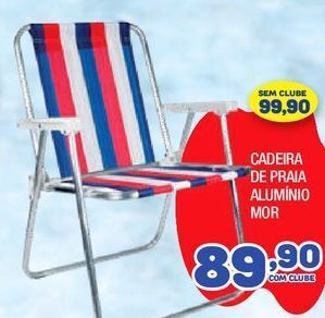 Cadeira de praia alumínio mor