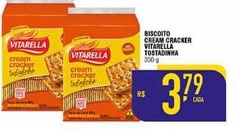Mercantil Rodrigues Biscoito cream cracker vitarella 350g oferta