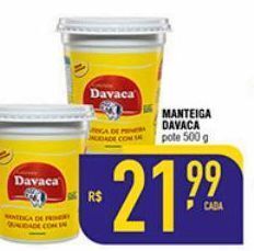 Mercantil Rodrigues Manteiga davaca 500g oferta