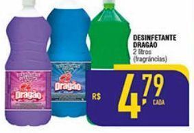 Mercantil Rodrigues Desinfetante dragão 2l oferta