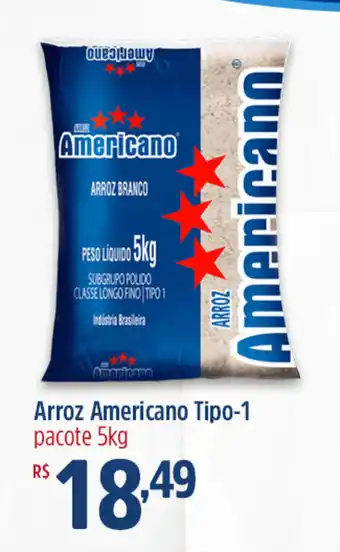Quartetto Supermercados Arroz Americano Tipo 1 pacote 5kg oferta