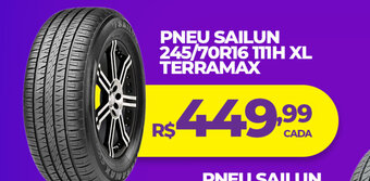 DB Supermercados Pneu Sailun 245/70R16 111H XL Terramax oferta