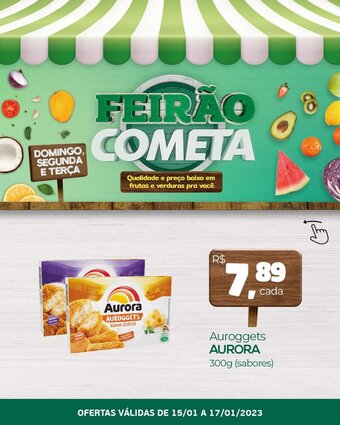 Cometa Supermercados Auroggets Aurora 300g oferta