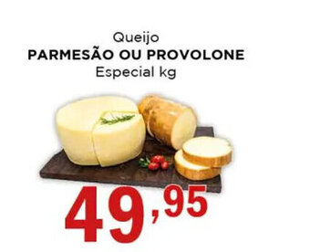 Supermercados Mundial Queijo Parmesão ou Provolone 1kg oferta