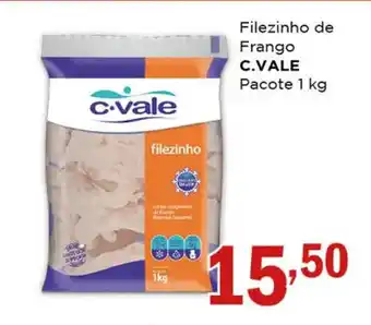Supermercados Mundial Filezinho de Frango C.Vale pacote 1kg oferta
