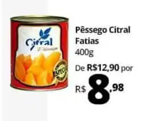 Pêssego Citral Fatias 400g