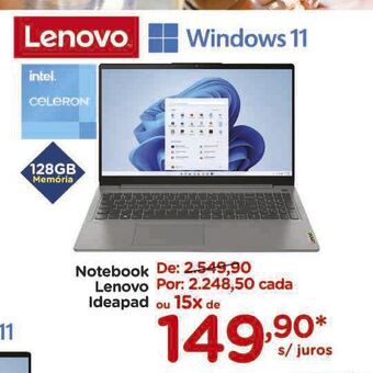 Carrefour Notebook lenovo ideapad oferta