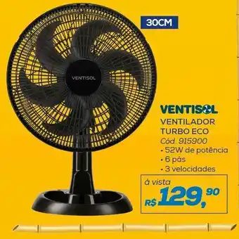 Lojas Colombo Ventilador turbo eco oferta