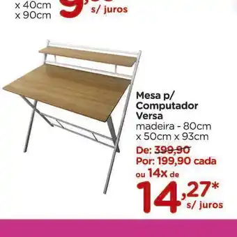 Carrefour Mesa para computador versa oferta
