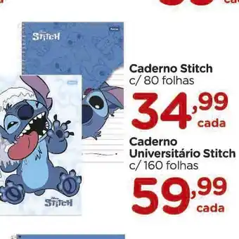 Carrefour Caderno stick 80 folhas oferta