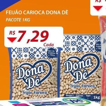 Assaí Atacadista Feijão carioca dona dê pacote 1kg oferta