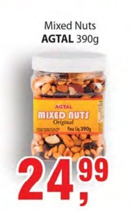 Mixed Nuts Agtal 390g