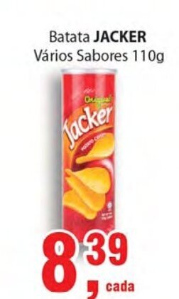 Supermercados Mundial Batata Jacker 110g oferta