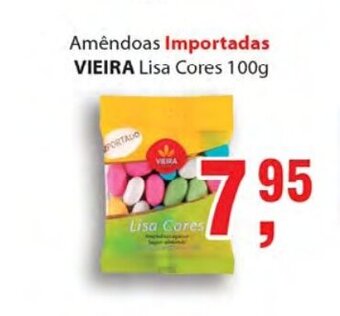 Supermercados Mundial Amendoas Importadas Vieira 100g oferta