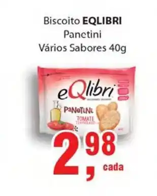 Supermercados Mundial Biscoito Eqlibri40g oferta