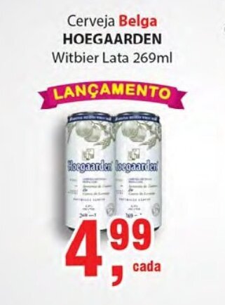 Cerveja Belga Hoegaarden 269ml