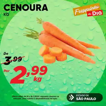Dia Cenoura 1kg oferta