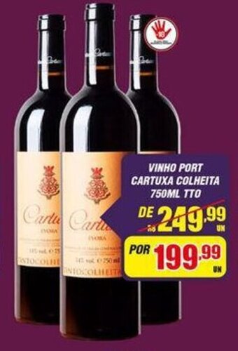 Violeta Supermercados Vinho Port Cartuxa Colheita 750ml oferta